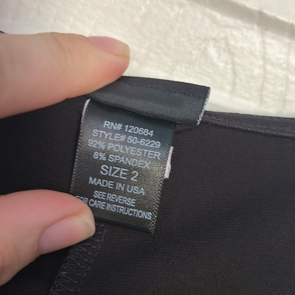 Torrid V neck cold shoulder black short sleeve tunic top size 2X - Picture 7 of 7